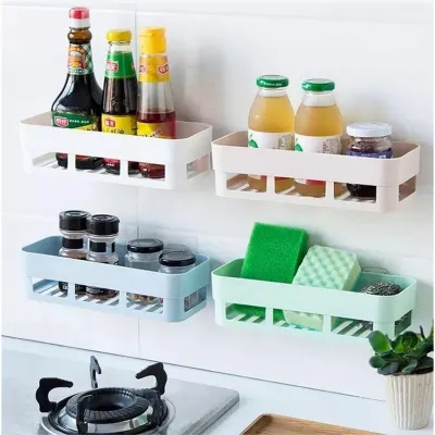 Wall Hanging Organizer Shelf for Kitchen & Bathroom